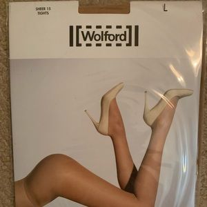 Wolford Sheer 15 tights - Gobi - Large